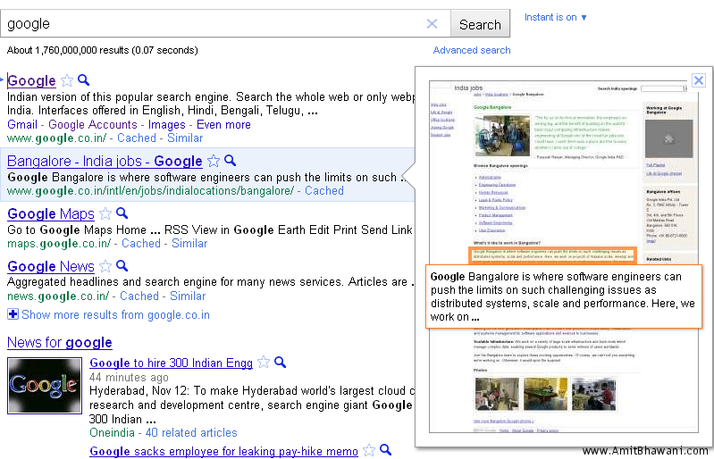 Google Preview