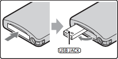 Sony Bloggie USB Jack