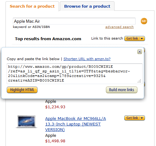 General Amazon Associate Links