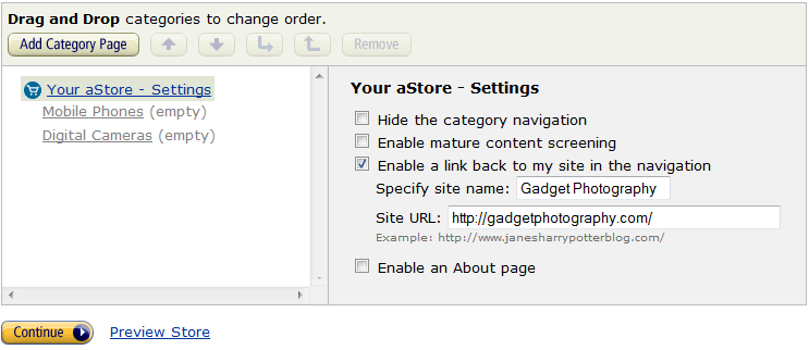 Amazon Associates aStore