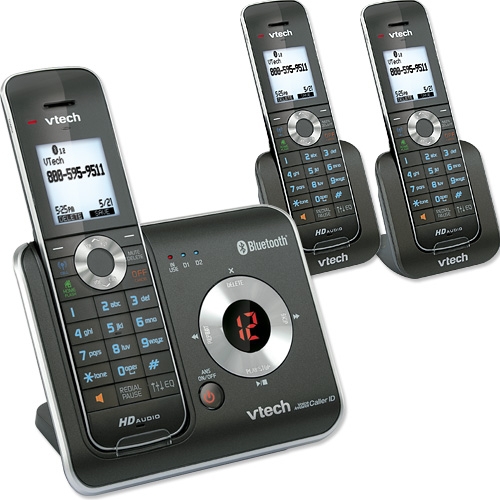 See the hardware and parts with cordless phone pictures. VTech DS6421-3 Connect to Cell Phones Review - A Mom's Take