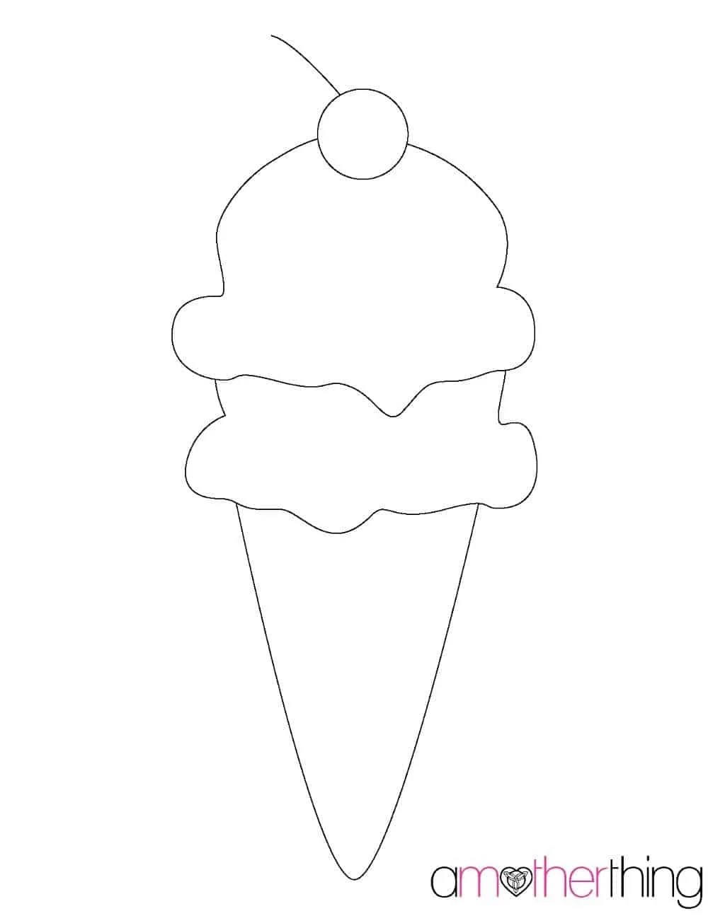 diy string art ice cream cone with template it s a mother thing