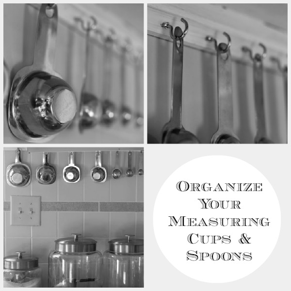 Hanging Measuring Cup and Spoon Organizer