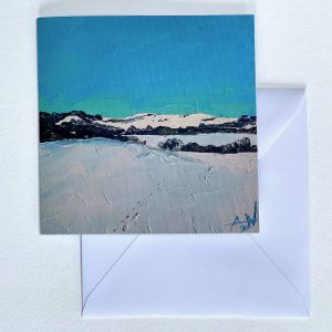 'Snowy Hills of Ivinghoe Beacon' Greeting Card