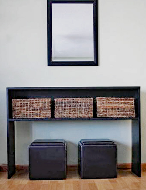 Simple Rustic Modern Console Table Ana White
