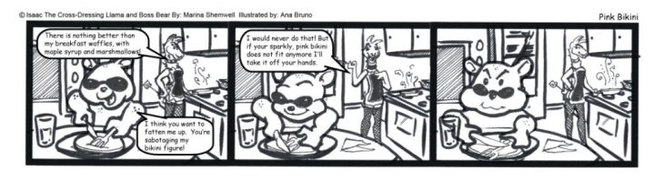 Issac the Cross-Crossdressing Llama - Comic Strip