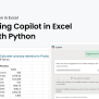 Using Copilot In Excel With Python | Anaconda