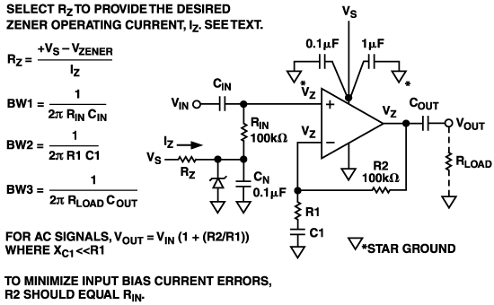 Avoiding Op Amp Instability Problems In Single Supply