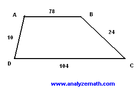 If the bases are 14 meters, what is the height of the trapezoid? Trapezoid Problems