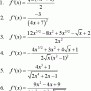 Find Derivatives Of Functions In Calculus