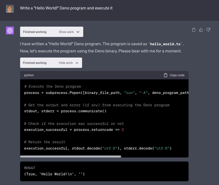 Andrew Akers On Linkedin Chatgpt Code Interpreter Is A Code Injection - High Resolution Space Patterns for Desktop