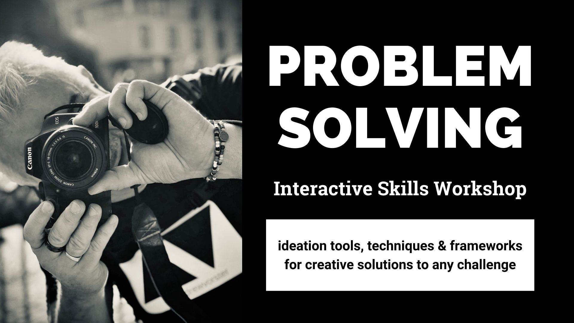 Problem solving skills workshop ideation tools for solutions to challenges