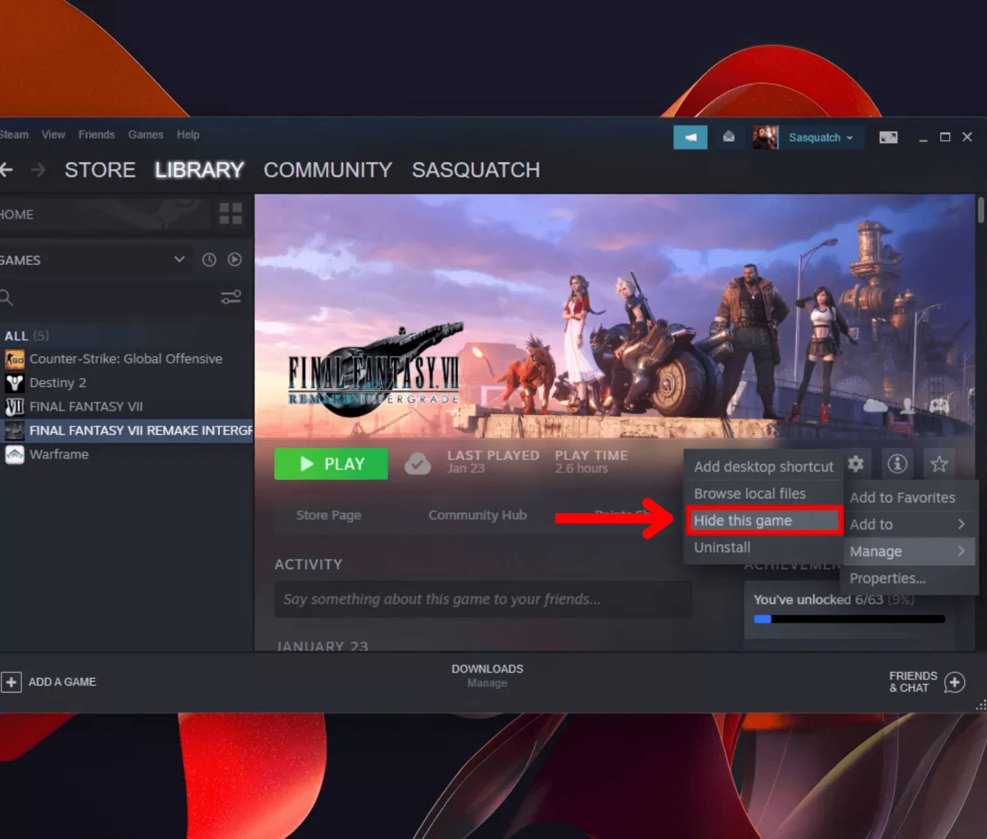 How To Hide Steam Games And Profile Activity Android Authority 86 