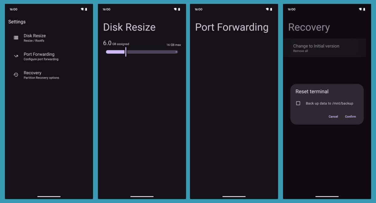 Set Up Ruang Virtual Framework