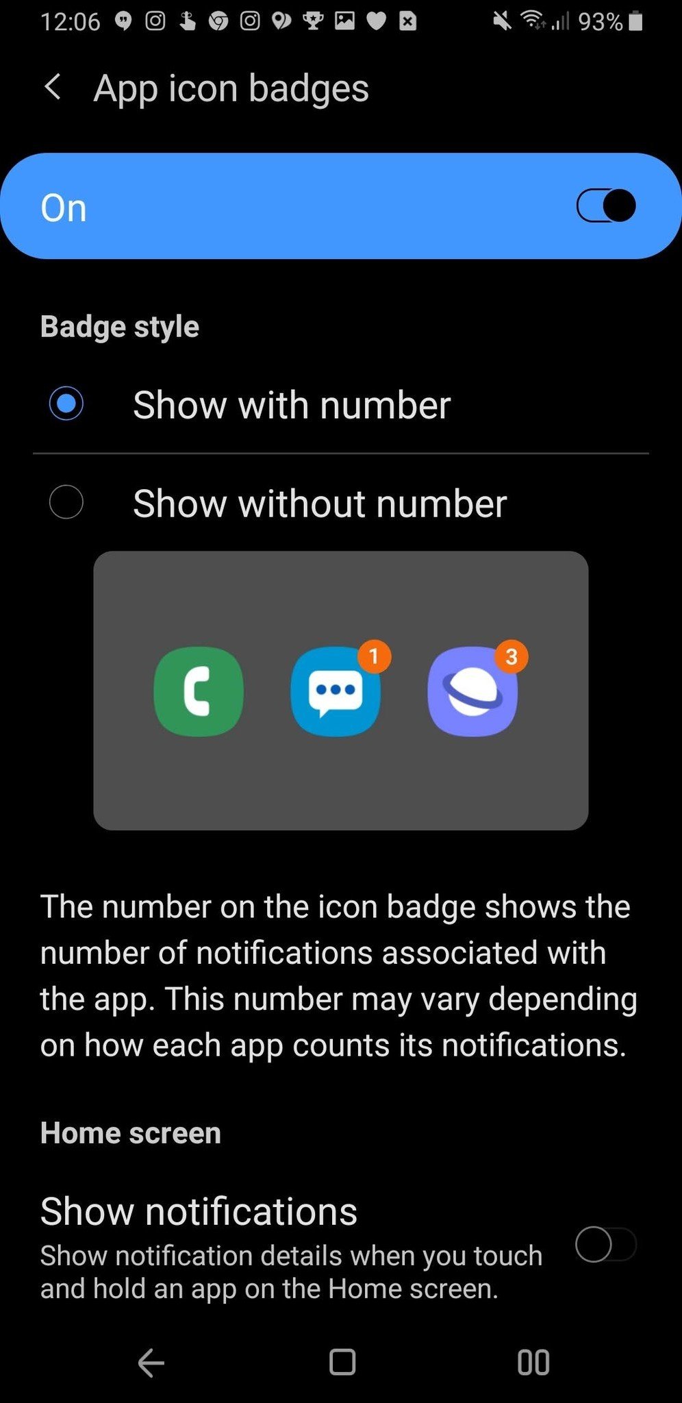 pics Samsung Notification Logo galaxy phones in one ui android pie