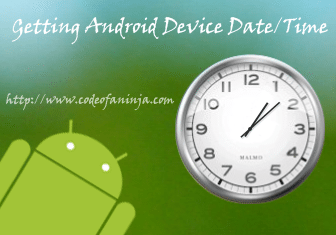 android-get-current-date-time