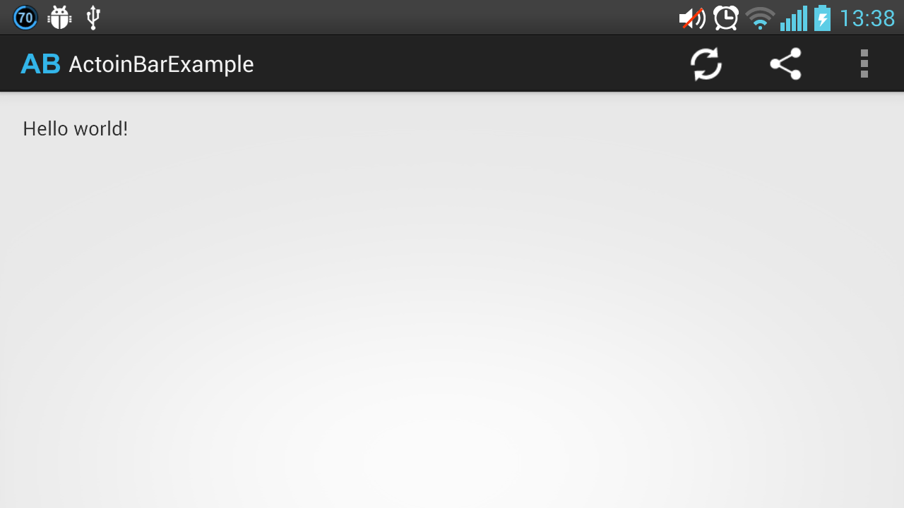 Simple Android Action Bar Tutorial with 2.2+ Compatibility