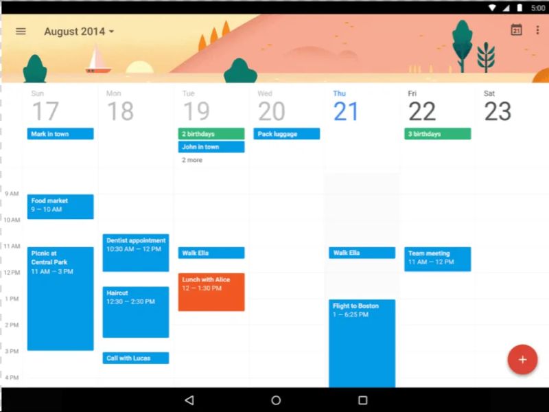 Featured Top 10 Calendar Apps For Android - High Resolution Abstract Wallpapers for Desktop