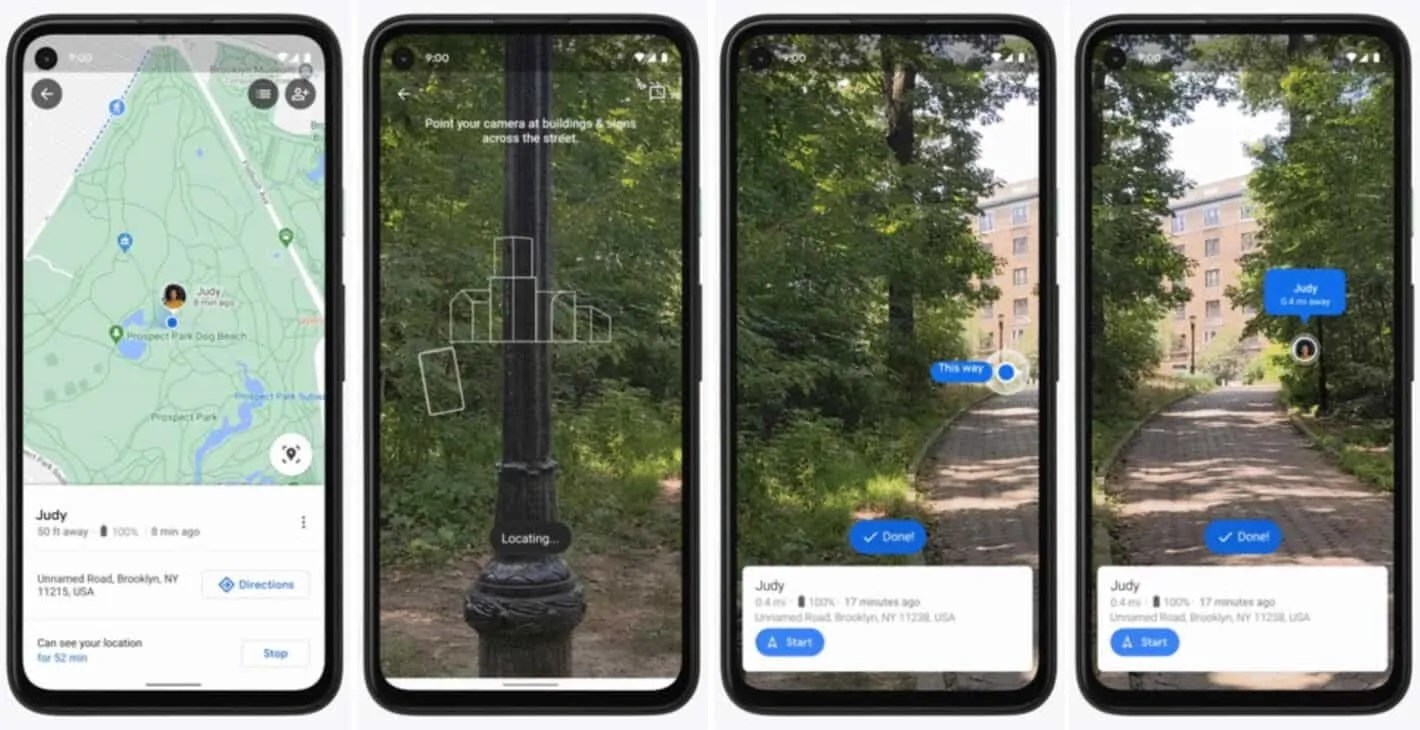 Find Your Friends In Google Maps AR Live View With Pixel Update Google Maps Pixel Feature Drop Live View AR Google Maps
