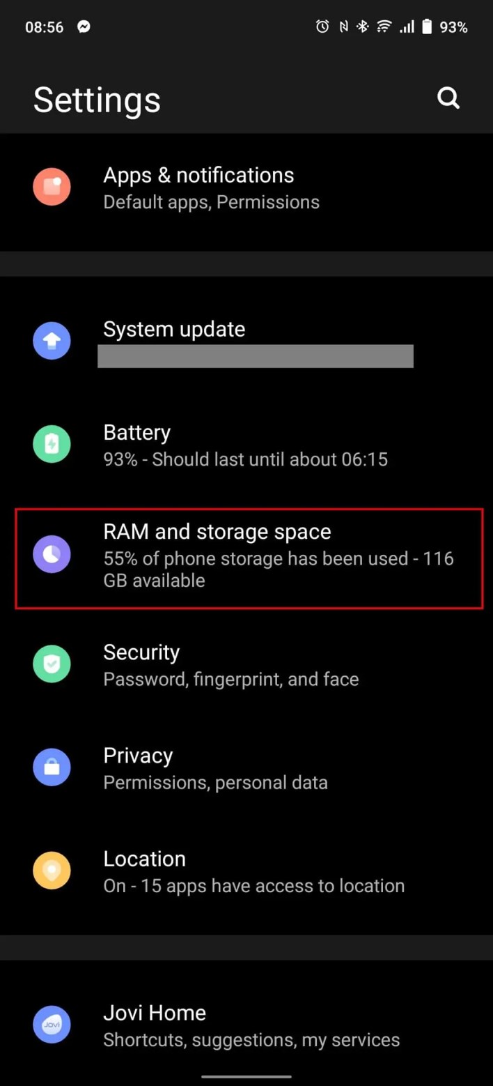 How to clear up space Android image 2