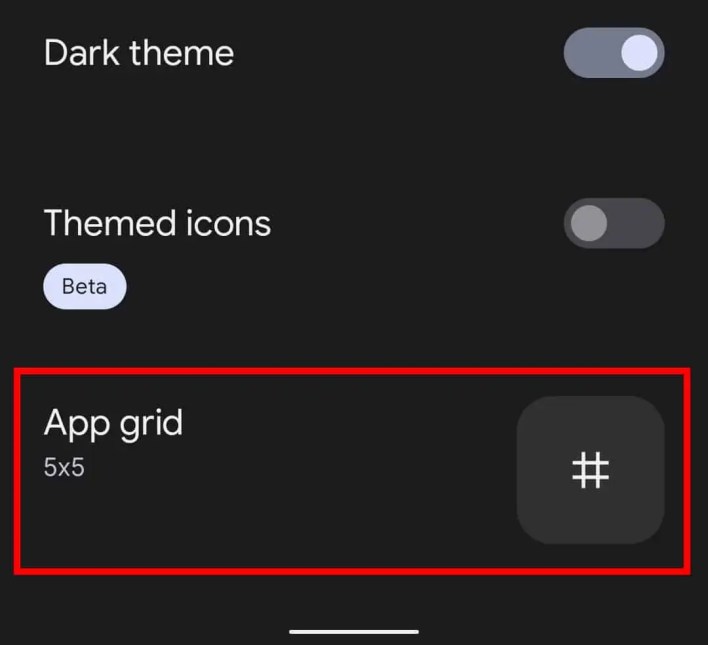 How to change app grid Android 12 image 3