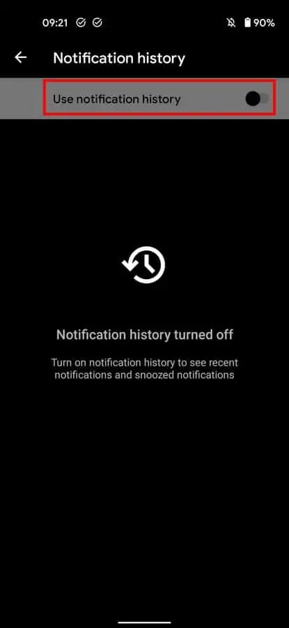 How to view notification history image 5
