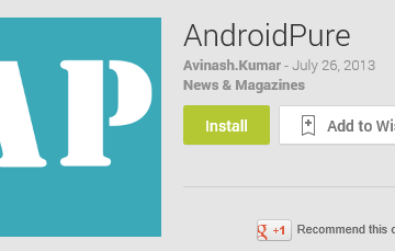 AndroidPure App for Android is here, Download it