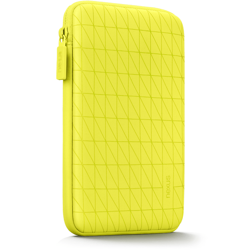 Nexus 7 Sleeve Bright Yellow