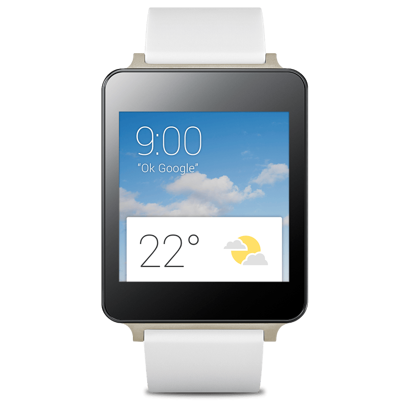 LG G Watch White Gold