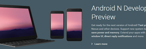 Android N Developer Preview