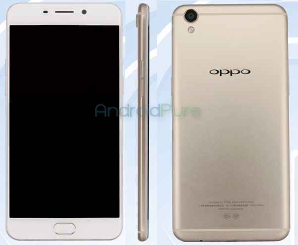 Oppo R9s TENAA