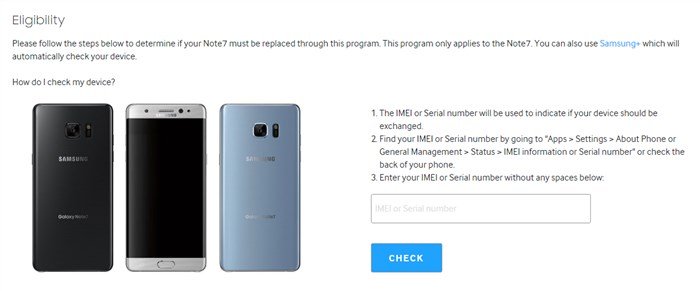 Samsung note 7 recall