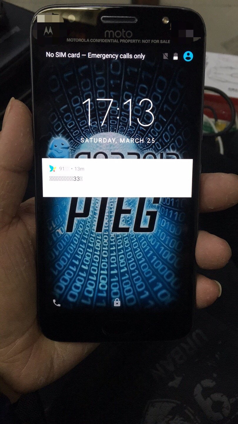 Moto X 2017 Display