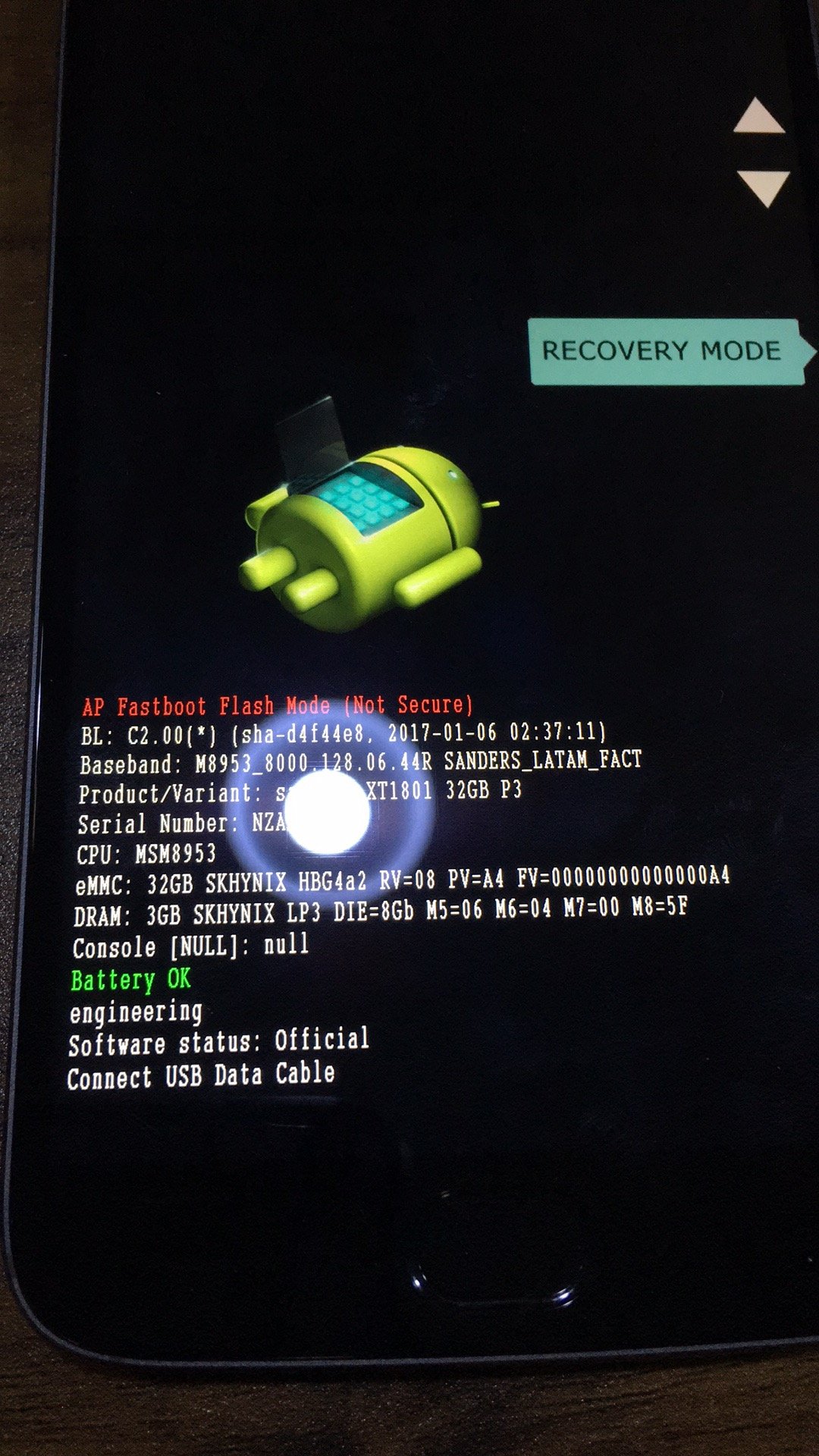Moto X 2017 Recovery
