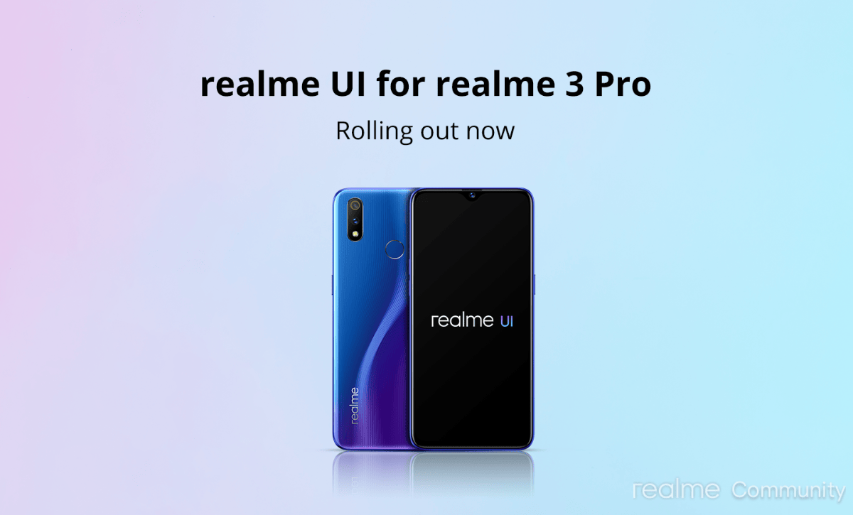 Realme 3 Pro Android 10 Update with Realme UI