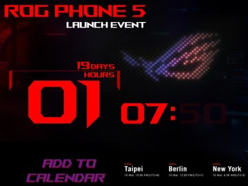 ASUS ROG Phone 5 to launch globally on March 9th