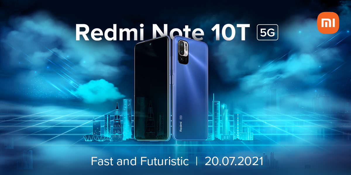 Redmi Note 10T 5G India launch date