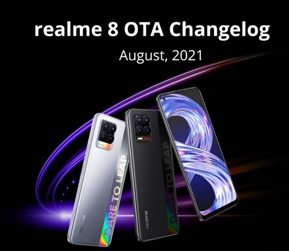 Realme 8 august update