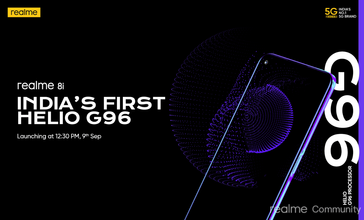 Realme 8i 5G launch date