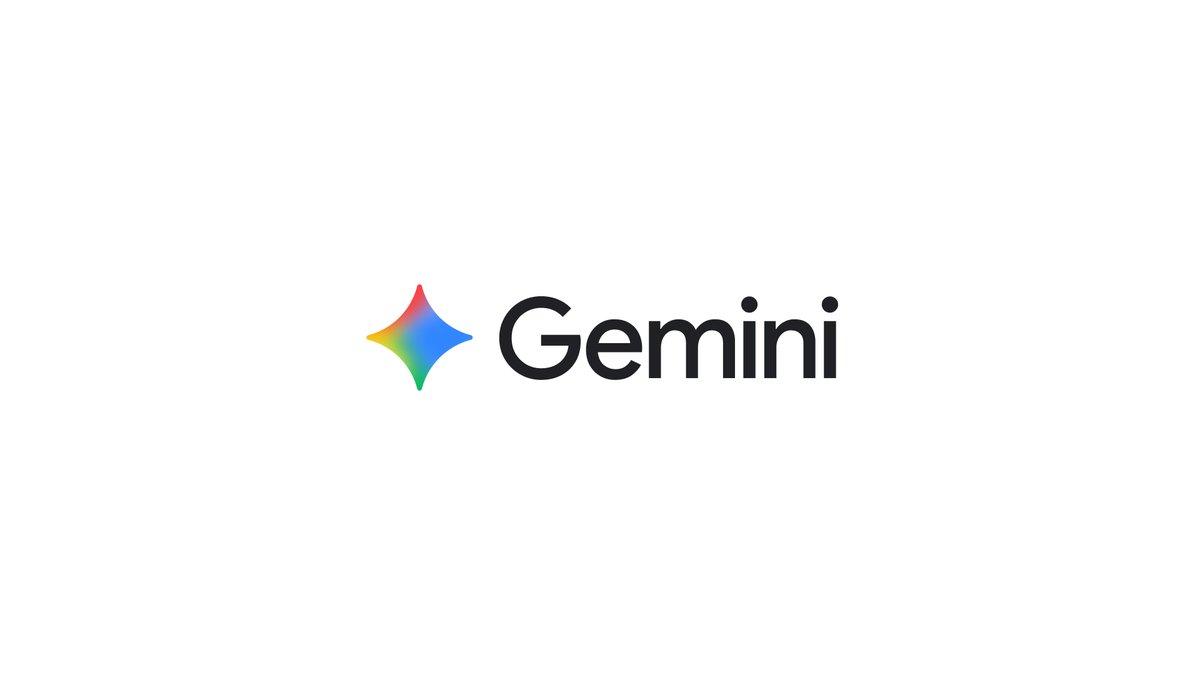 Google Gemini logo and wordmark on a white background