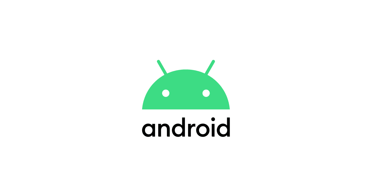 Official Android robot logo with android wordmark
