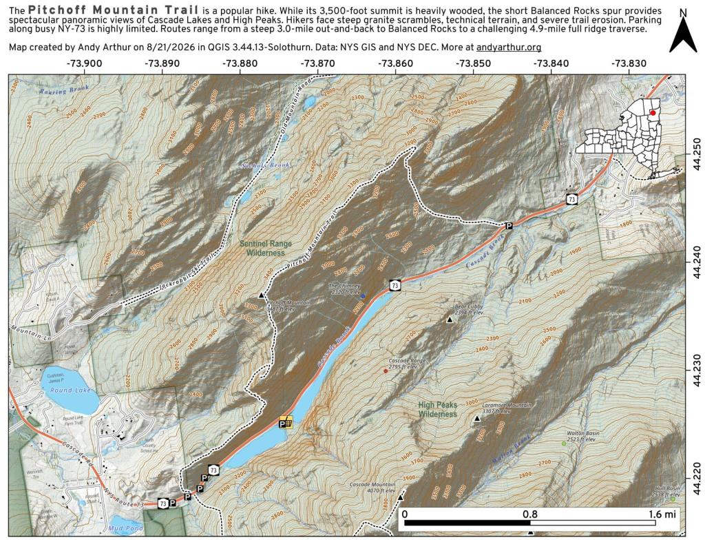 Pitchoff Mountain Trail