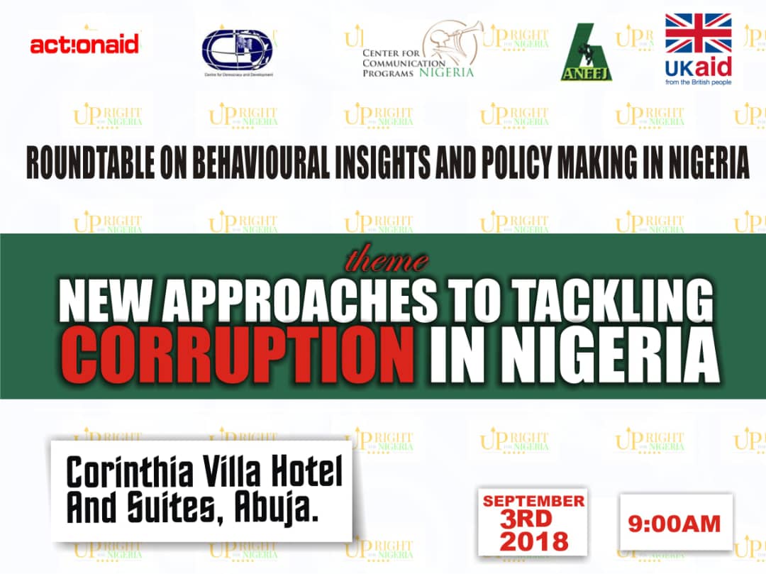 UPDATED: ANEEJ & ACTIONAID PARTNER ON BEHAVIOURAL CHANGE AGAINST CORRUPTION