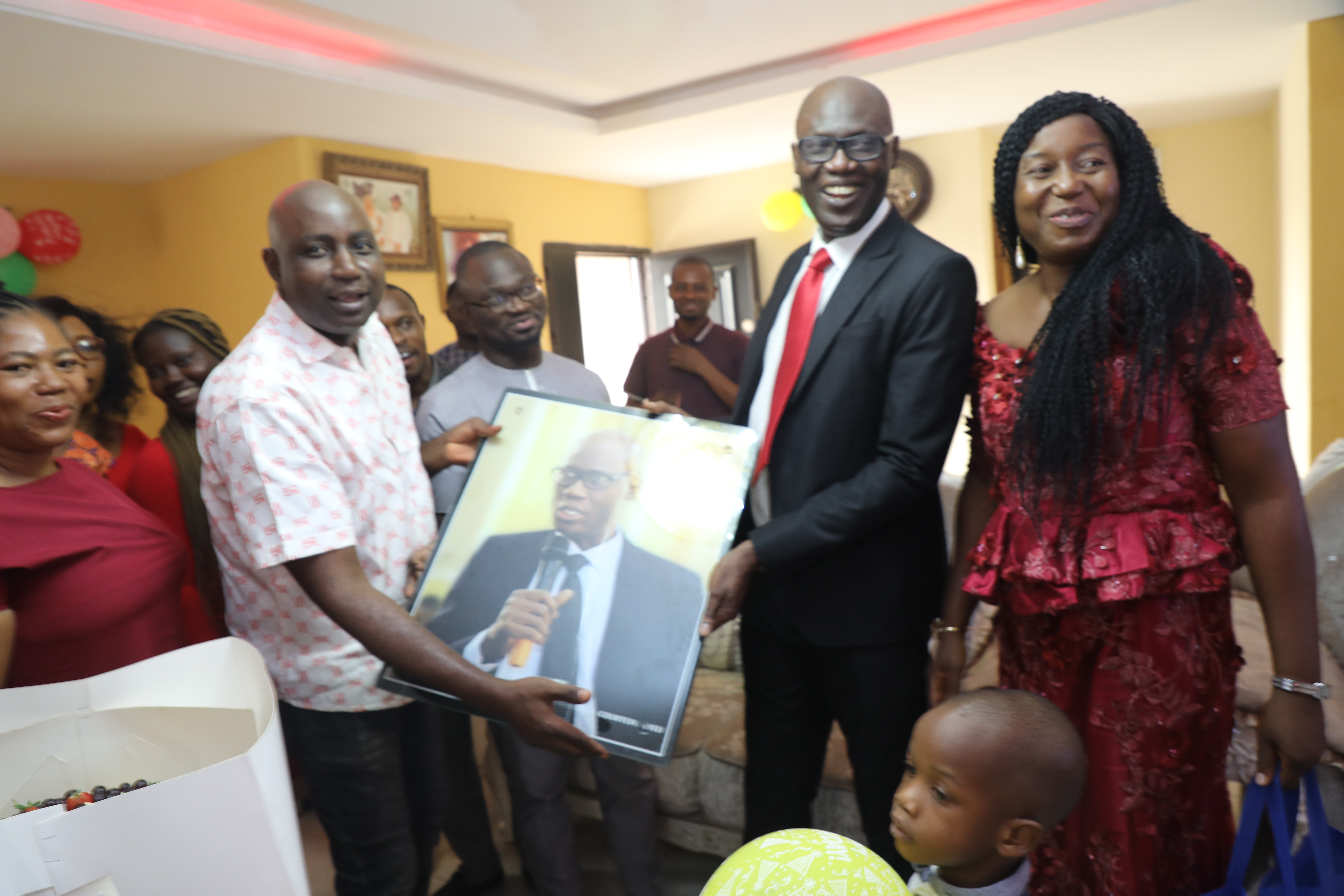 ANEEJ Staff Celebrate DED, Leo Atakpu At 55