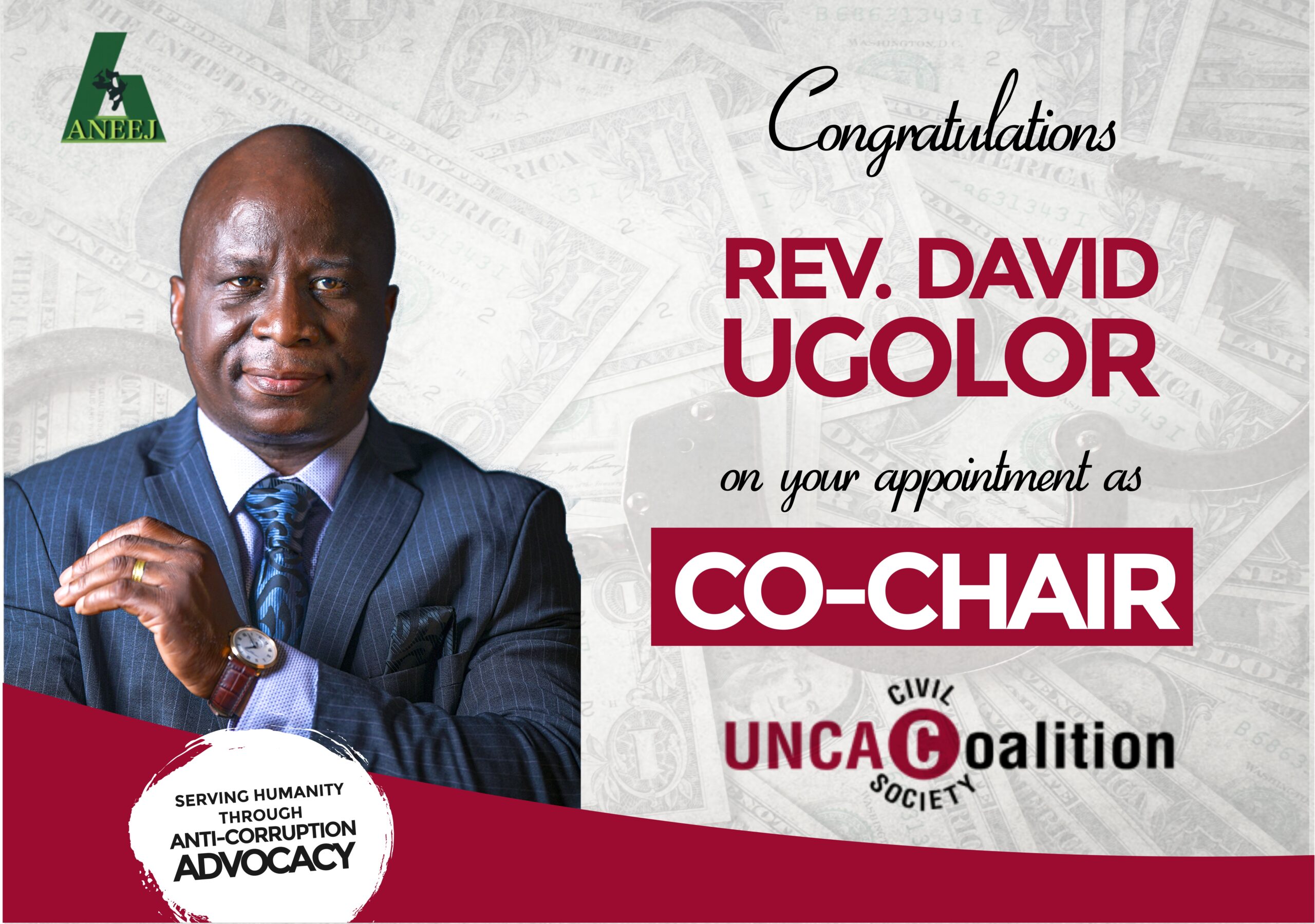David Ugolor Elected Co-Chair of UNCAC Coalition Board