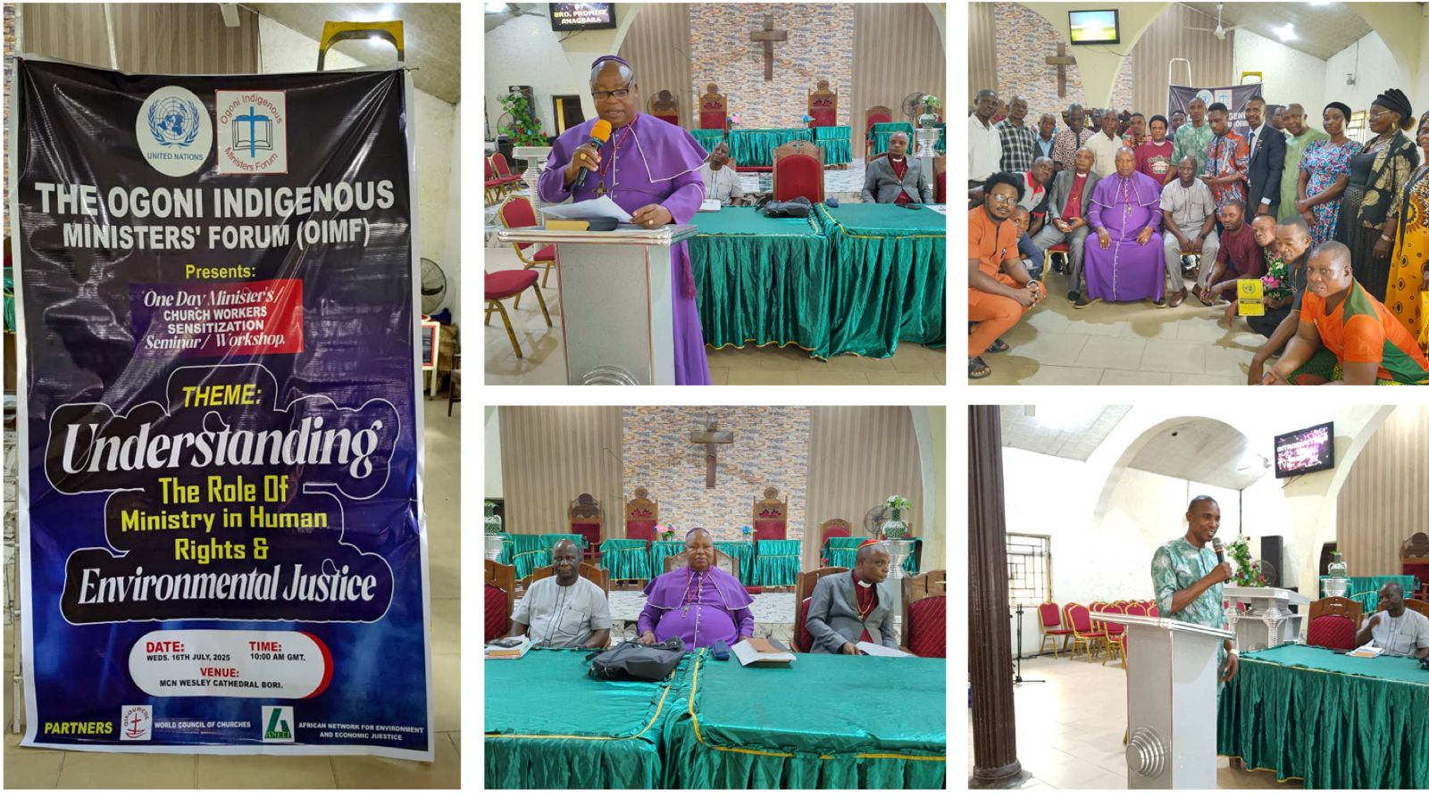 <em>Ogoniland Ministers Task Church on Active Role in Human Rights and Environmental Justice</em>
