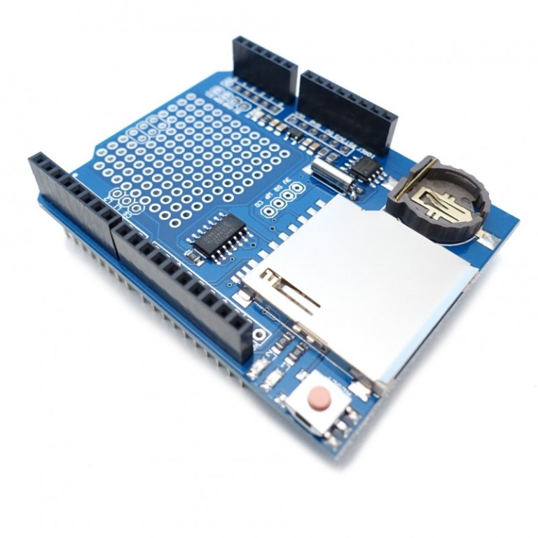 Data Logger Module Shield V1.0 for Arduino UNO with SD Card slot, Logging Recorder module