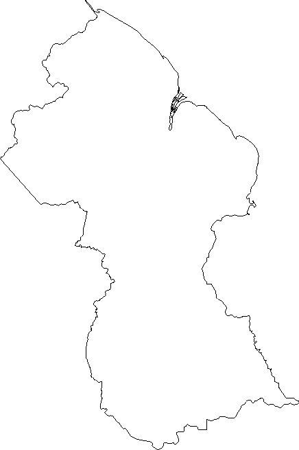 Either allow your device to use geolocation or type add. Blank Outline Map of Guyana