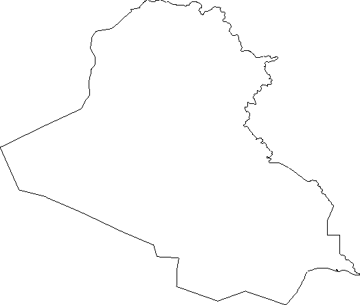 Iraq Outline Iraq Blank Outline Map 