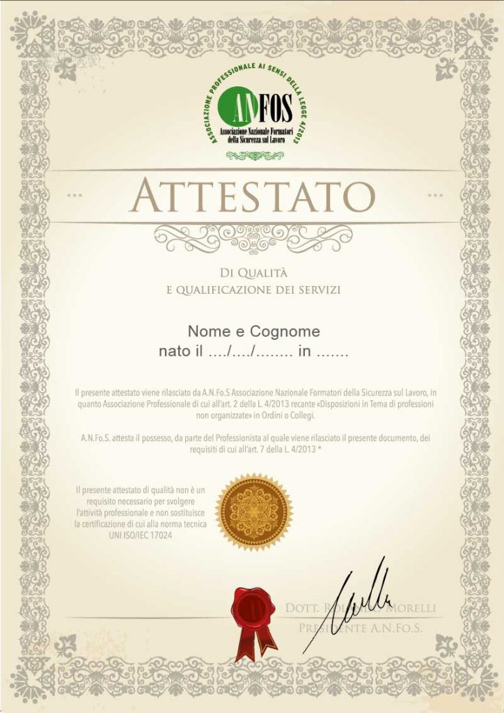 Attestato Di Qualità E Di Qualificazione Professionale Dei Servizi - Corsi Sicurezza Lavoro E Consulenza D.lgs. 81 Aggiornato - Tutto626.It 1024_x_724_jpg